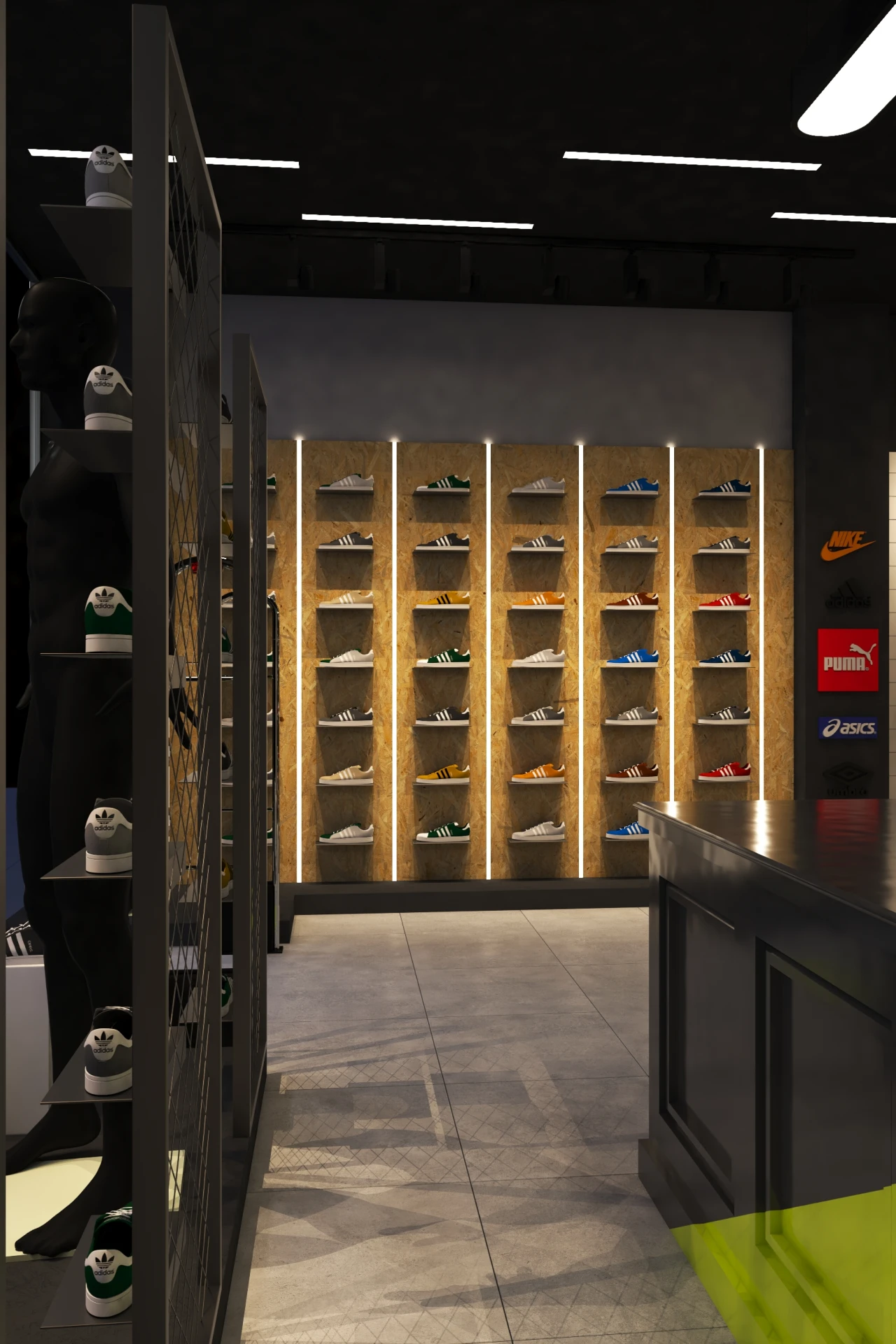 interior design sneakershop korydallos shoes corner